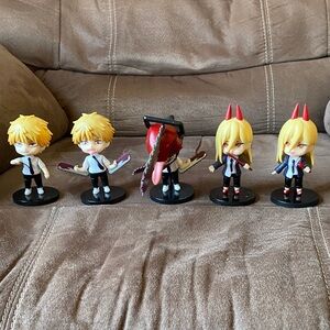 Chainsaw Man Denji and Power Nendoroid Figurine Set - Collectible Play Figures